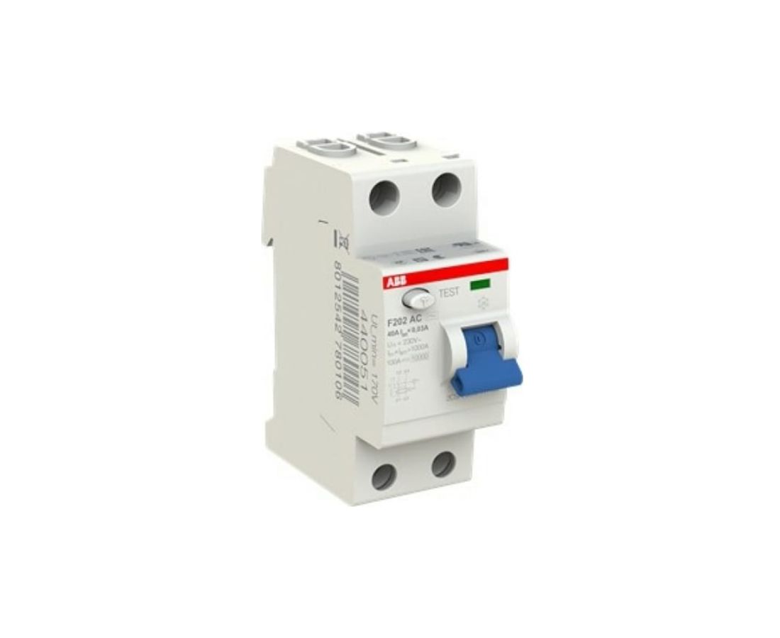 უზო 2P 40A AC30 ABB 2CSF202001R1400 — ავტომატური ამომრთველი